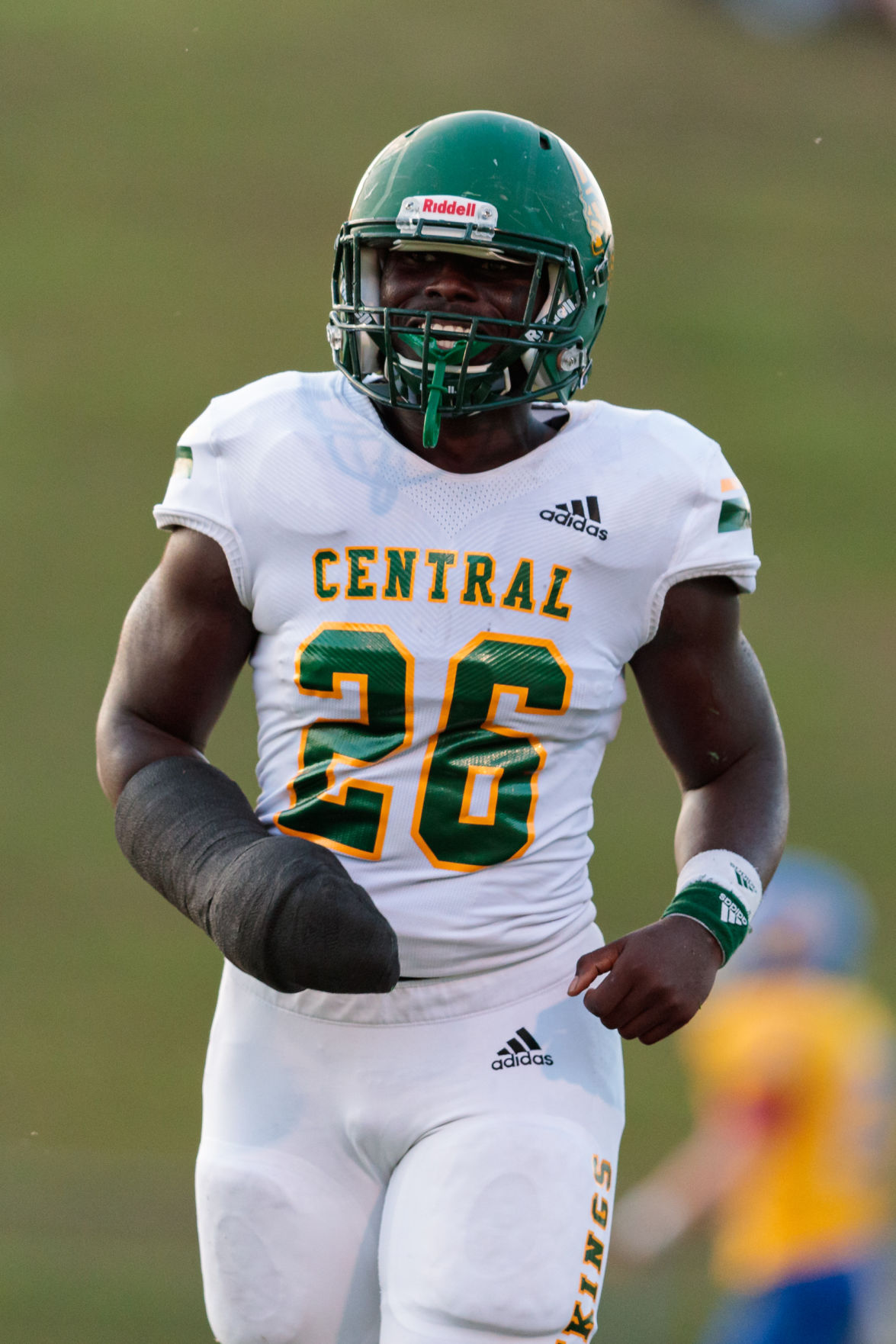 The Central Cabarrus Vikings shut out the Mount Pleasant Tigers 45-0.